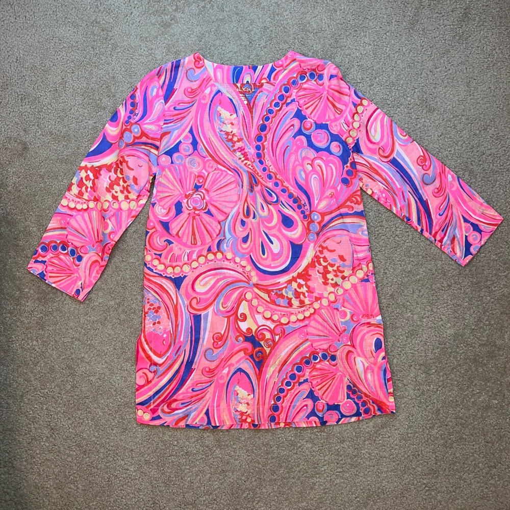 SOLD- Lilly Pulitzer Marco Island Tunic in Reef Retreat